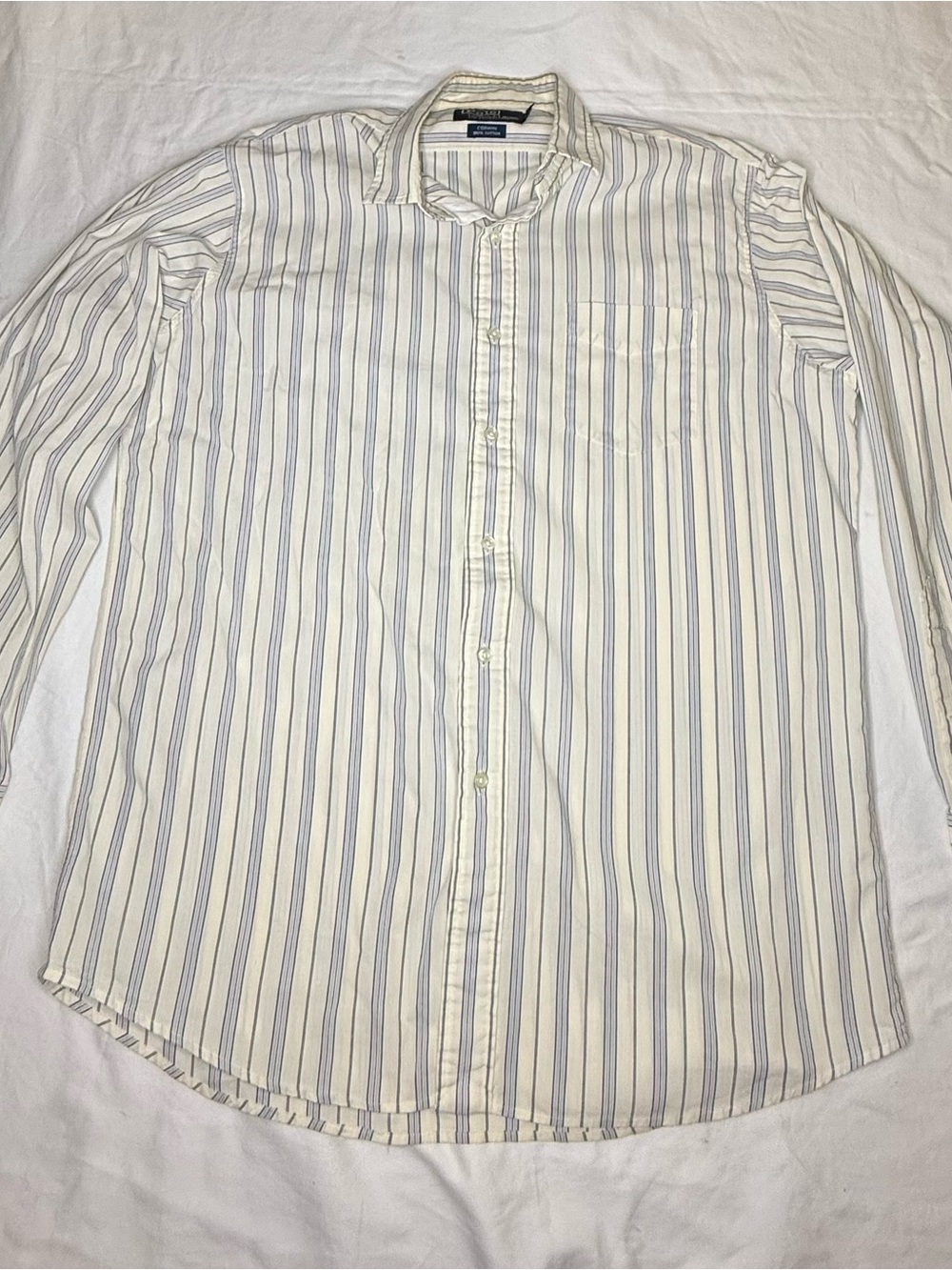 Vintage Polo Ralph Lauren Corwin Striped Button Down Shirt Medium Flawed